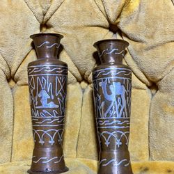 Two Antique Candle Holdsrs ñ Monroeville 
