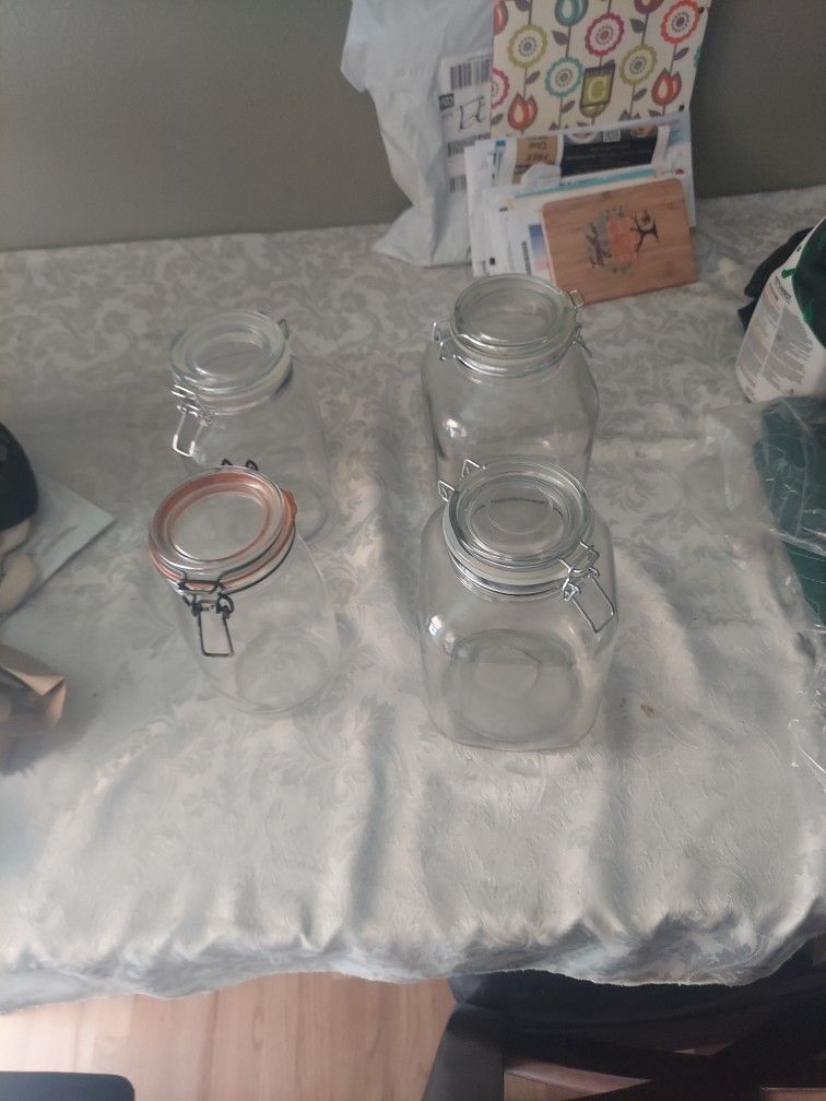 Mason Jars 9" and 10" Inch jars