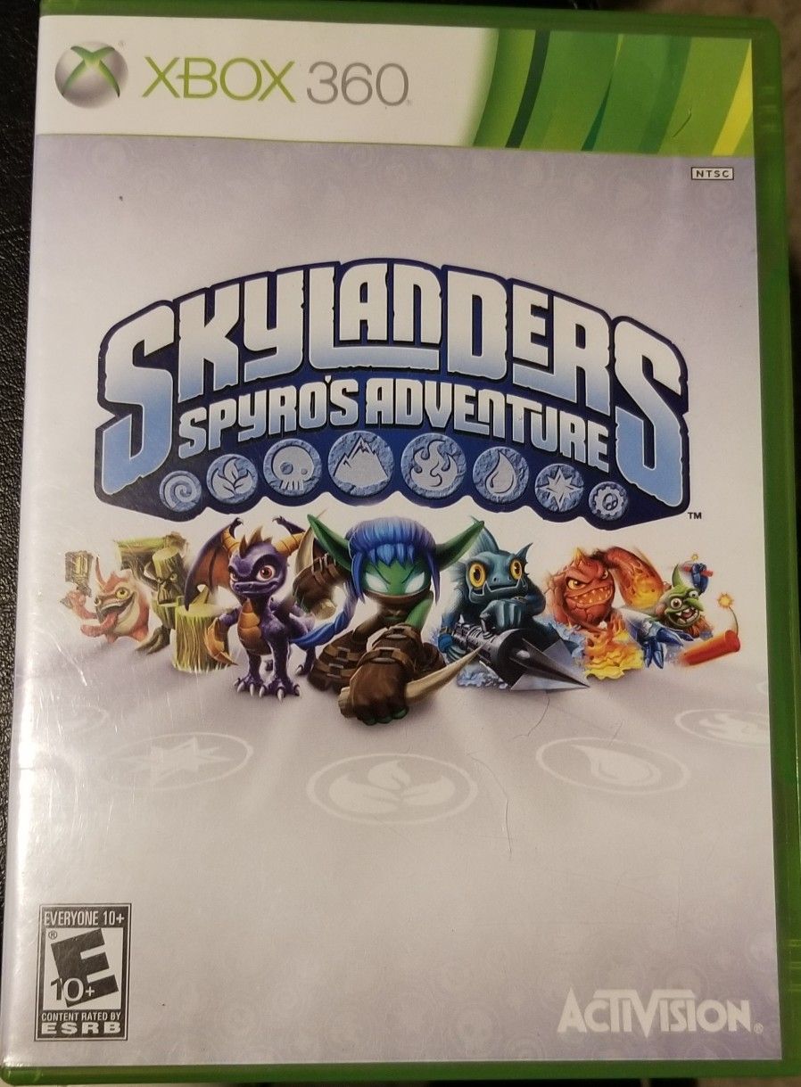 Skylanders Spyro's Adventure Xbox 360 Game USED