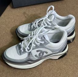 Leather Logo Silver Horn King Low Top Lifestyle Shoes Women's White Silver