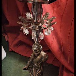 Vintage Pedestal Glass Ashtray