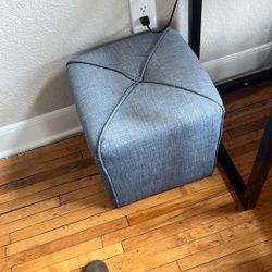 Blue Ottoman 