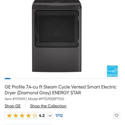 GE Washer And Dryer