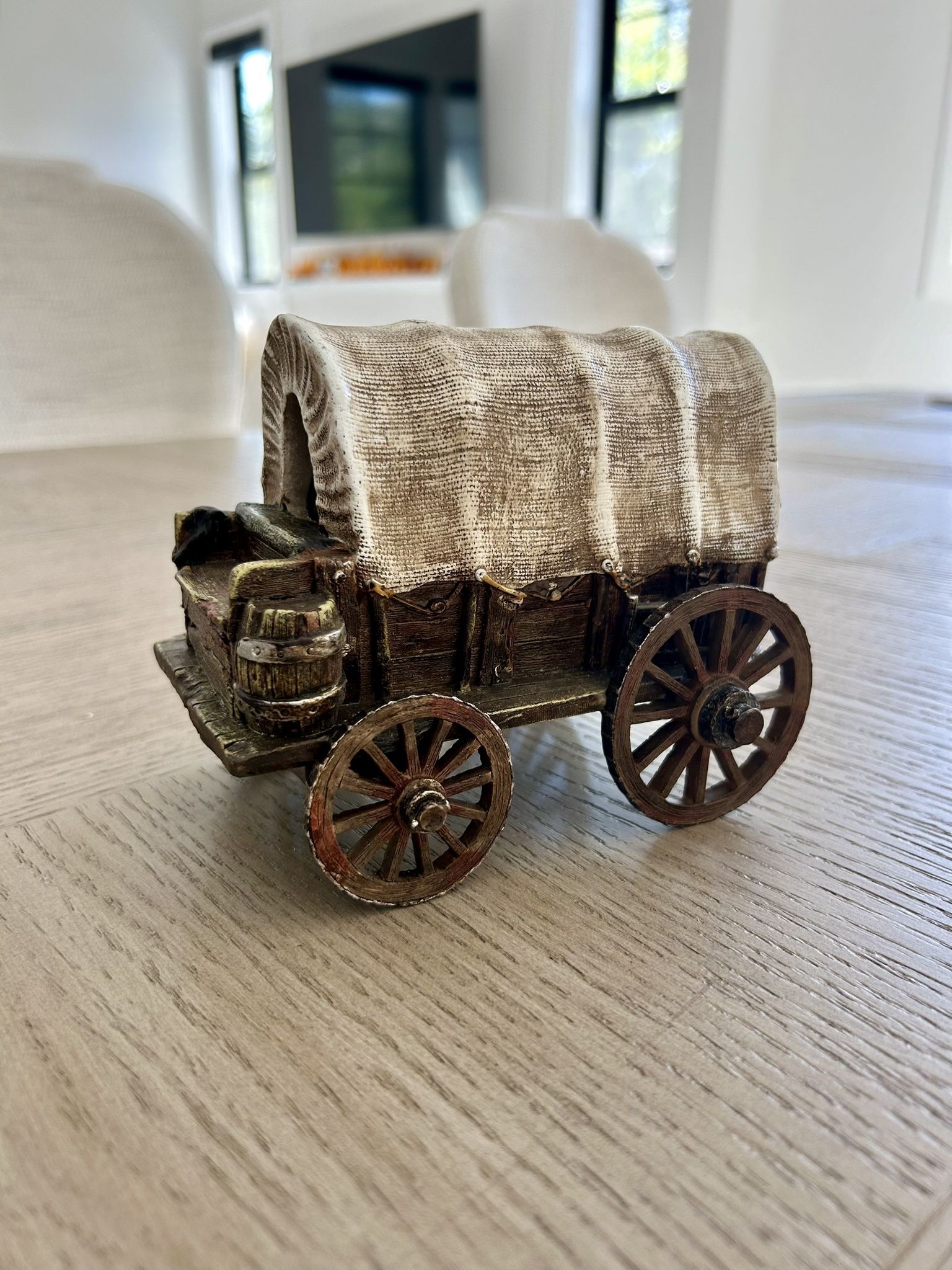 Western Covered Wagon Decorative Accent