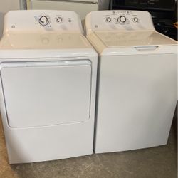 GE Washer And Gas Dryer Set Top Load 