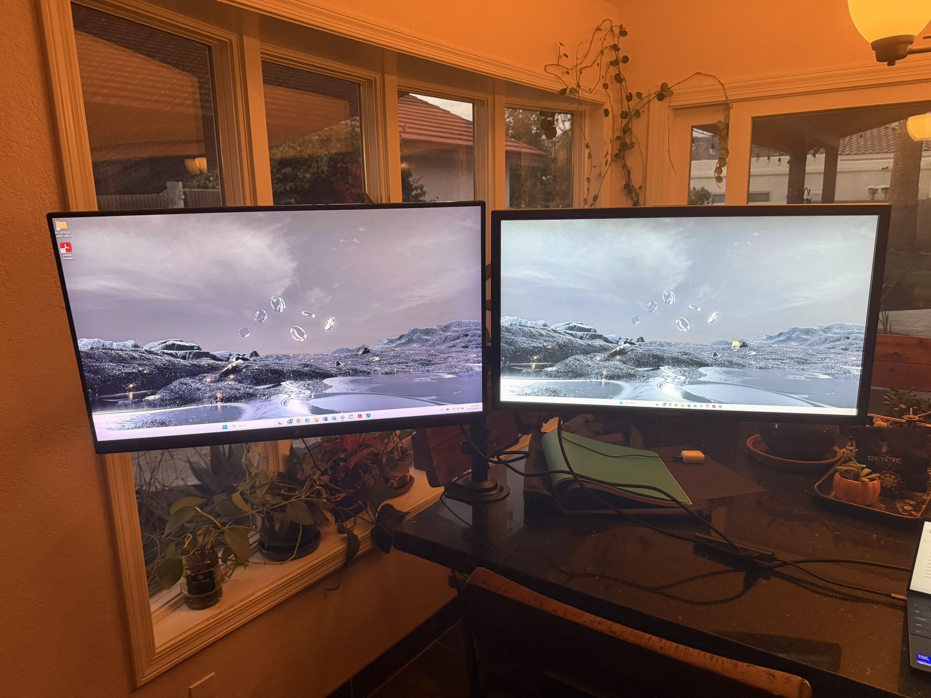 🔥 4K + Gaming Monitor Bundle + Dual Monitor Arm – Samsung LU28E510DS/ZA & LG 32GN50T-B 🔥