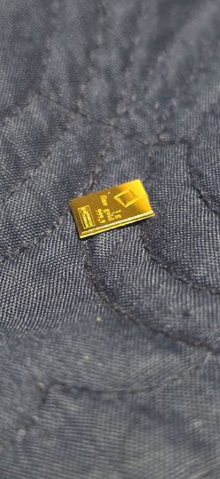 24k 1g valcambi gold bar