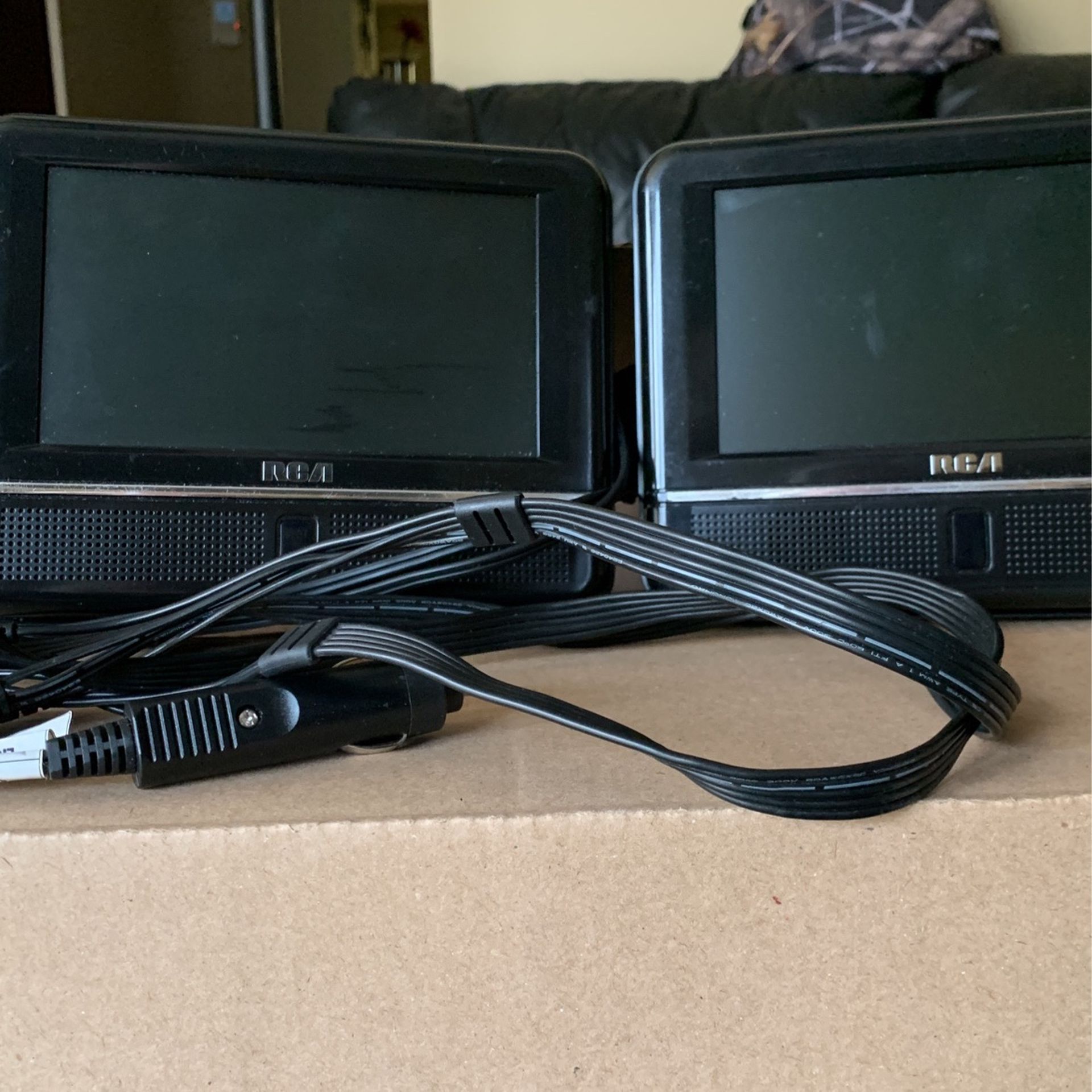 Potable DVD Player And Extra Monitor Car Power Cord Plus