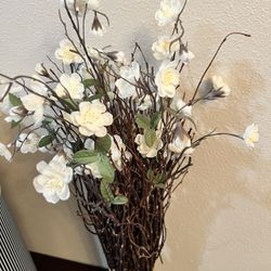 Fake Artificial Flowers 25” tall $22 OBO 