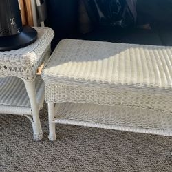 Wicker Coffee & End Tables Set 15101