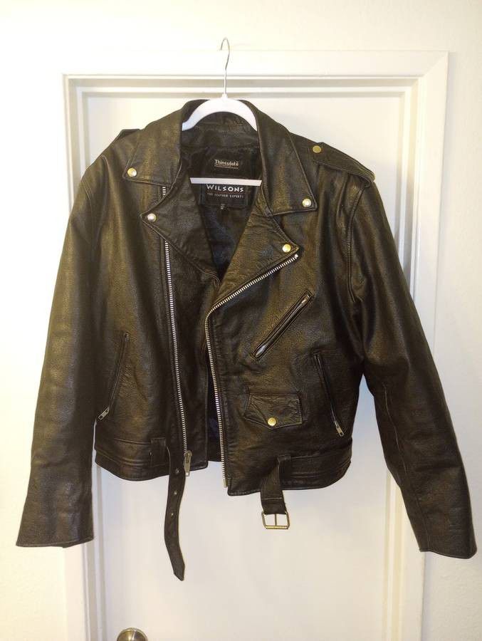 Wilson Leather Motorcycle jacket thinsulate
