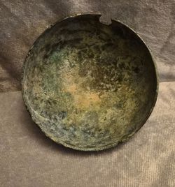 Ancient Greek Bronze Bowl 4th–3rd Century BCE • Artemis Gallery COA • Inherited Artifact