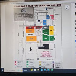 Arizona Cardinals vs. L.A. Chargers Orange lot parking pass 10/21/24 @ 6:00pm