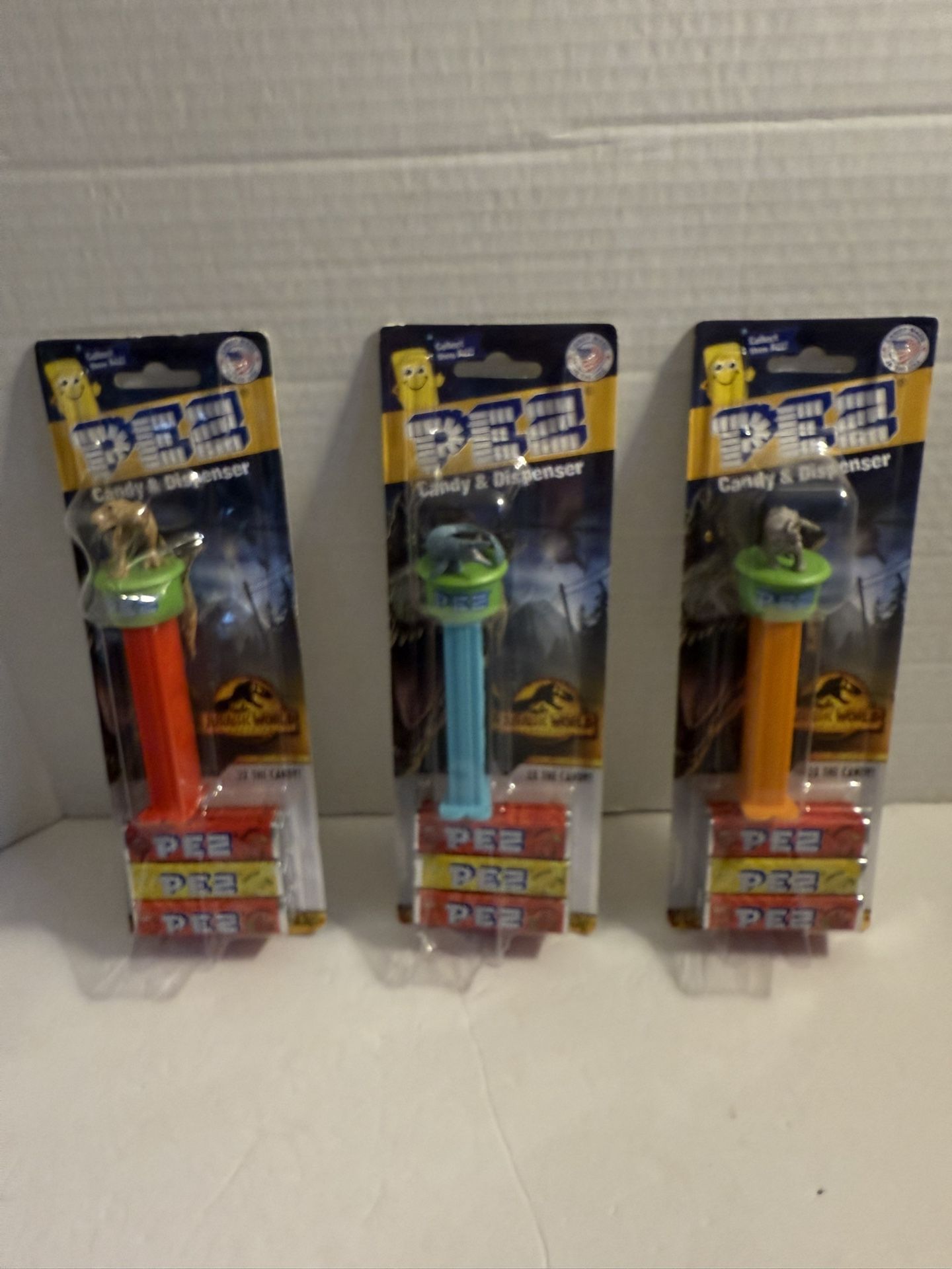 Pez Jurassic World Click’n’play $2 each