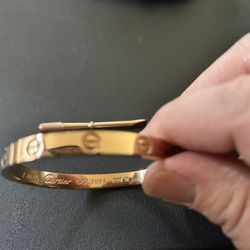 Cartier Rose Gold 16cm Love Bracelet 