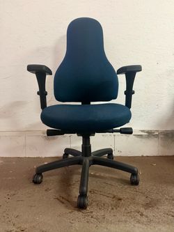 Premium RFM Ergonomic Task Chair – Monarch Blue (Adjustable)