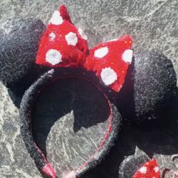 Minnie Mouse Ears New 