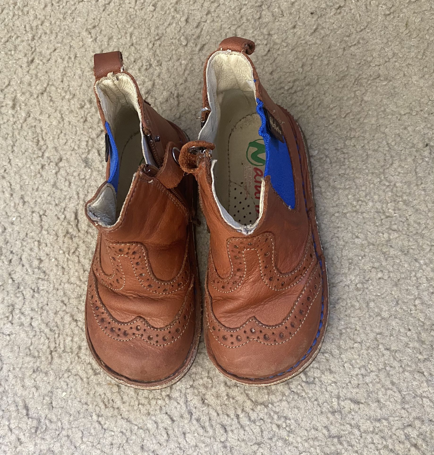 Kids Leather Boots- Naturino 