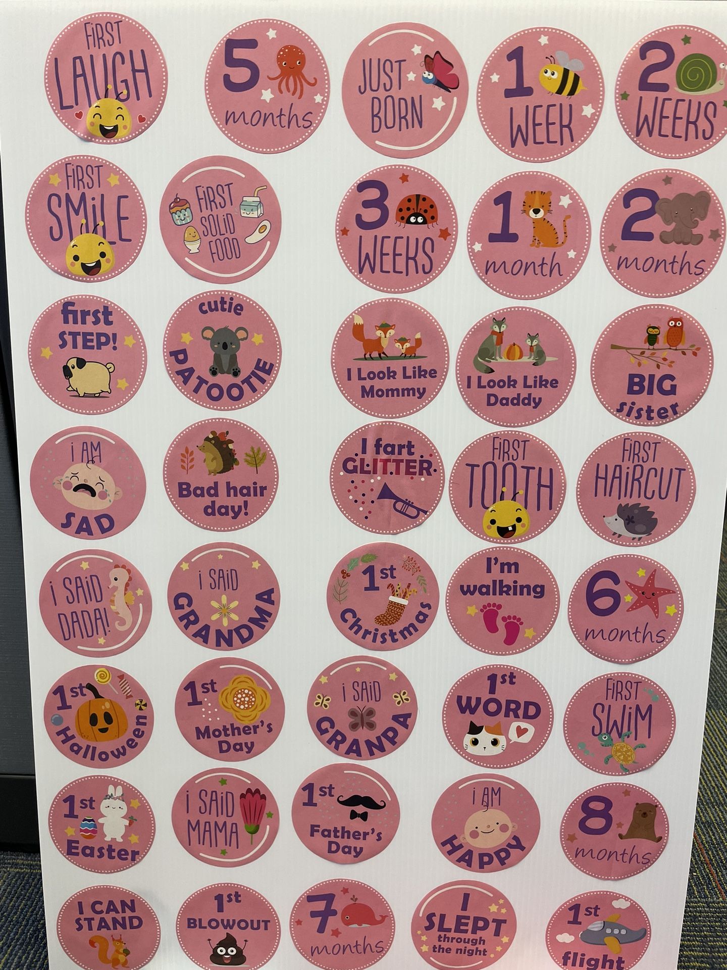 Baby Stickers 50 Stickers