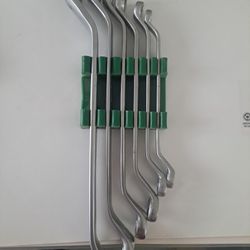 SIZES 8 TO 22MM METRIC DROP FORCES STAINLESS STEEL  6 WRENCH.