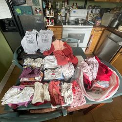 Bag of 0 to 3 months girls infant baby clothes. Cash only sorry I do not ship. Pick up area Everett/Pinehurst.