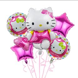 5PC Hello Kitty Balloon Bundle