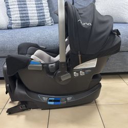 For Sale: NUNA PIPA RX Infant Car Seat & Base + Free Skiphop Winter Car Seat Cover