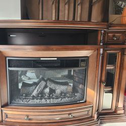 Tv Stand Fireplace.     (2)  Available 
