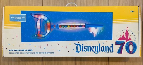 70th Anniversary Giant Disneyland Key