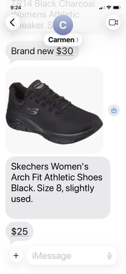 women skecher arch fit athletic  slightly used size 8