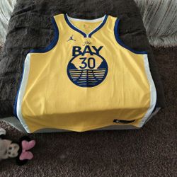 NBA Jersey Men's Shirt Curry Warriors Jersey 2xl