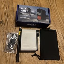 Compact Rechargeable Air Pump Cars Motorcycles E-bikes Scooters Bicycles New