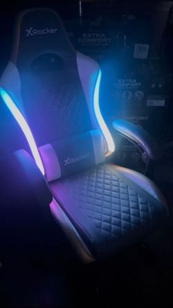 X Rocker Extra Comfort Gaming Chair with RGB Lighting