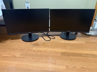 Dual Philips Monitors – Perfect Work From Home Setup