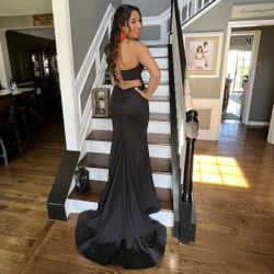 Sherri Hill Black Prom Dress