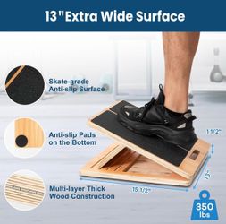 Strongtek 13” Wide Portable Wooden Slant Board