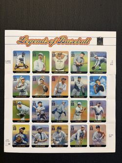 Legends Of Baseball  - Stamps