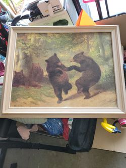 Dancing Bears Painting 