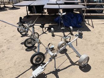 Golf bag pull carts 25.00 and more