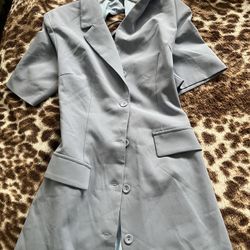 Xs Light Blue Suit/dress 