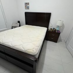 Free Bed Frame And Night Stand 