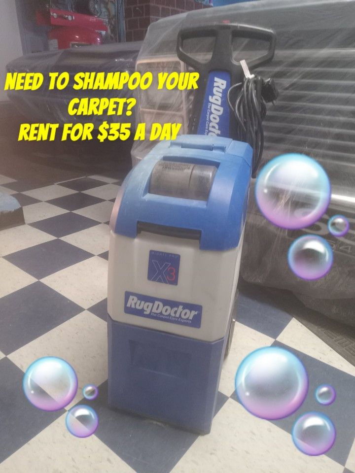 Need To Shampoo Your Home Or Office ? $35 Per Day
