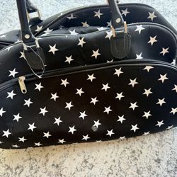  Rolling Travel Bag – Star Print