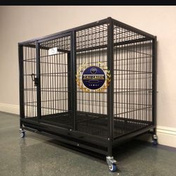 Dog Pet Cage Kennel Size 37” Medium New In Box 📦 