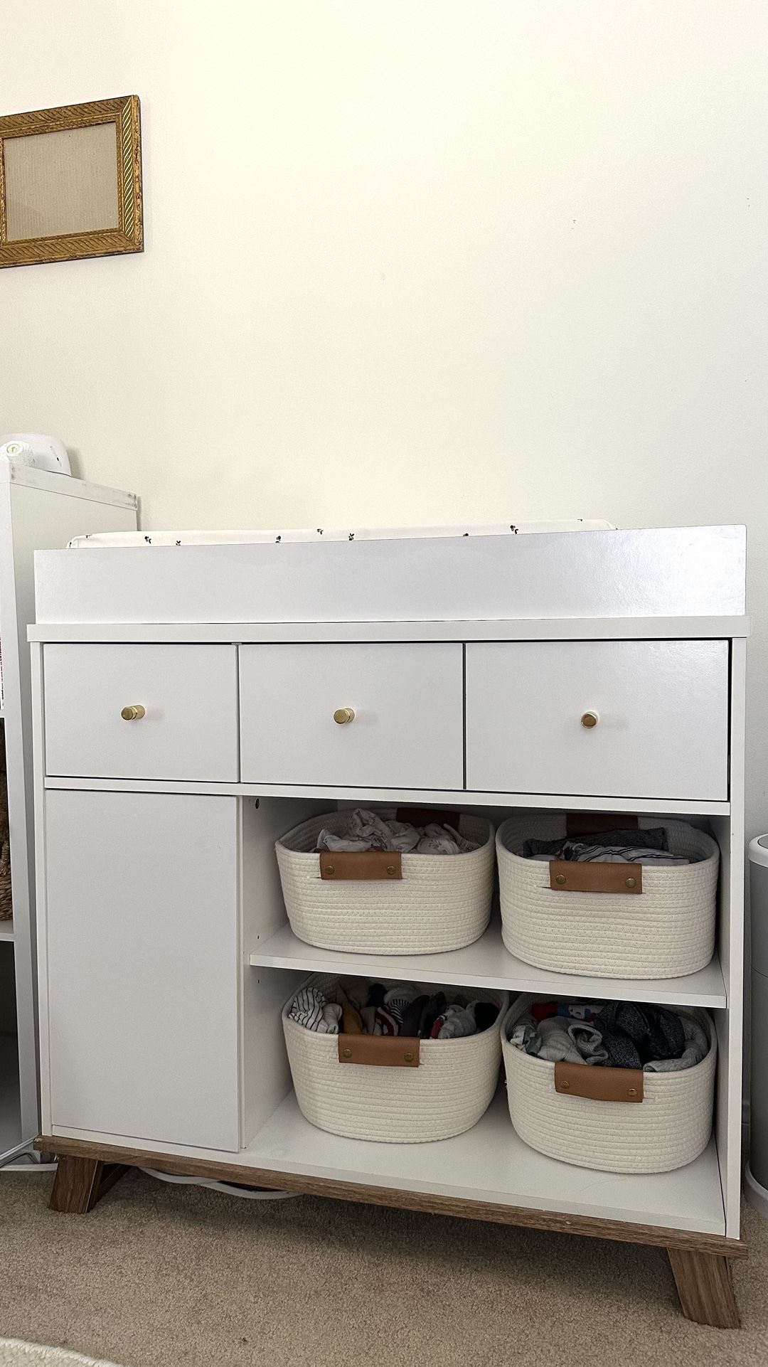 Changing Table W/ Removable Topper