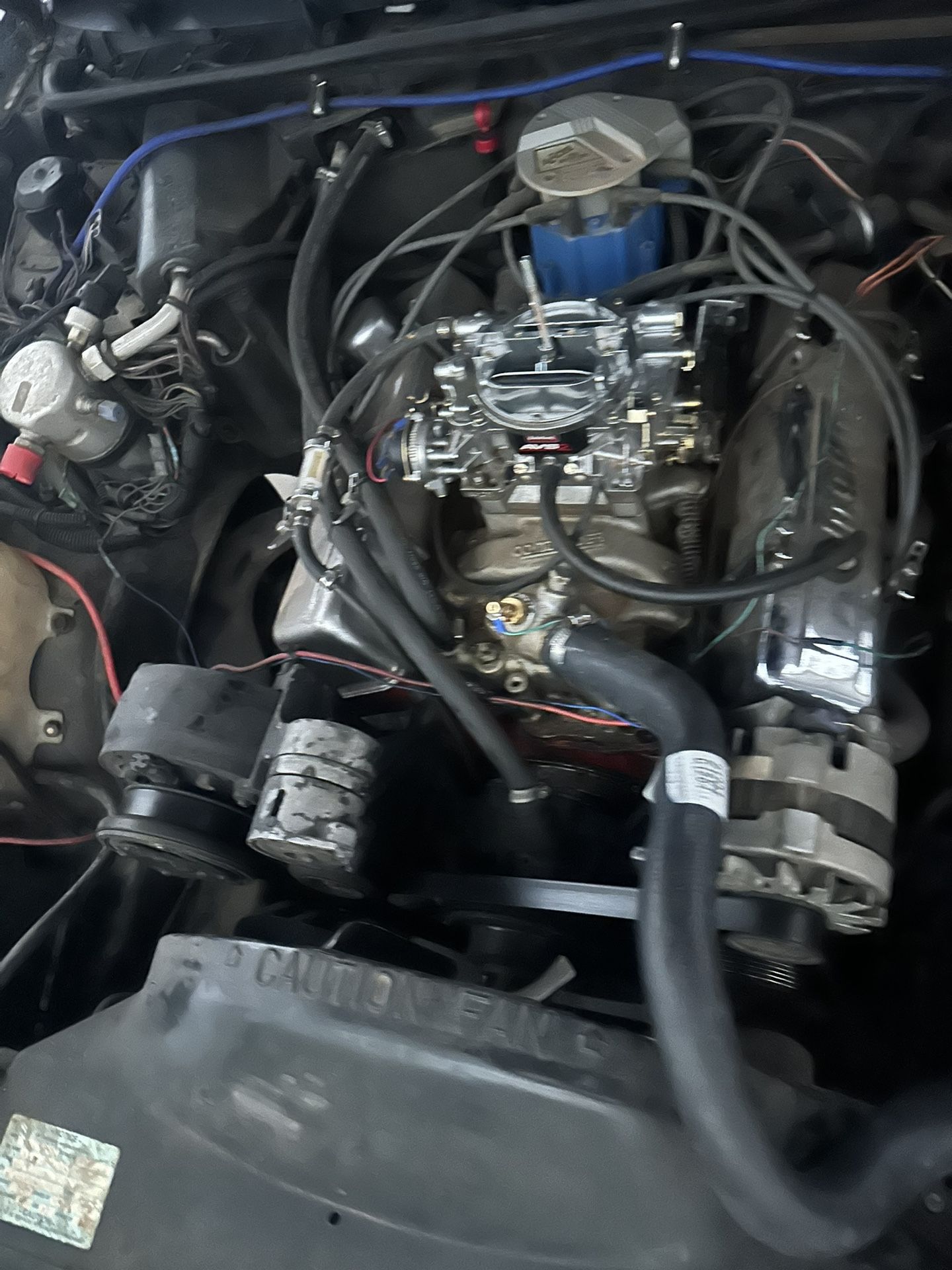 350 Chevy Motor and TRANSMISSION 4sales PARTS ONLY