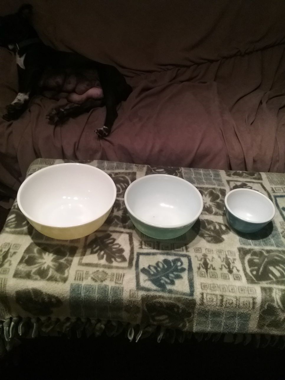 Vintage Pyrex 1945 Era Bowls