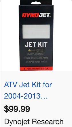 Raptor 350 jet kit