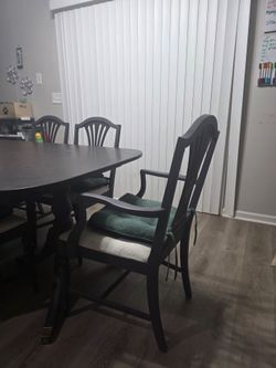 Dinning table with 6 chairs and/ or couch