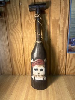 Pirate Wooden Boat Paddle Decoration 21”